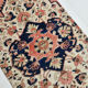 2x10 Faded Pink & Navy Blue Persian Runner Rug, 71x294Cm
