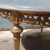 Brass coffee table
