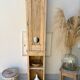 Small wardrobe in raw wood