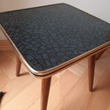 Wooden table and formica