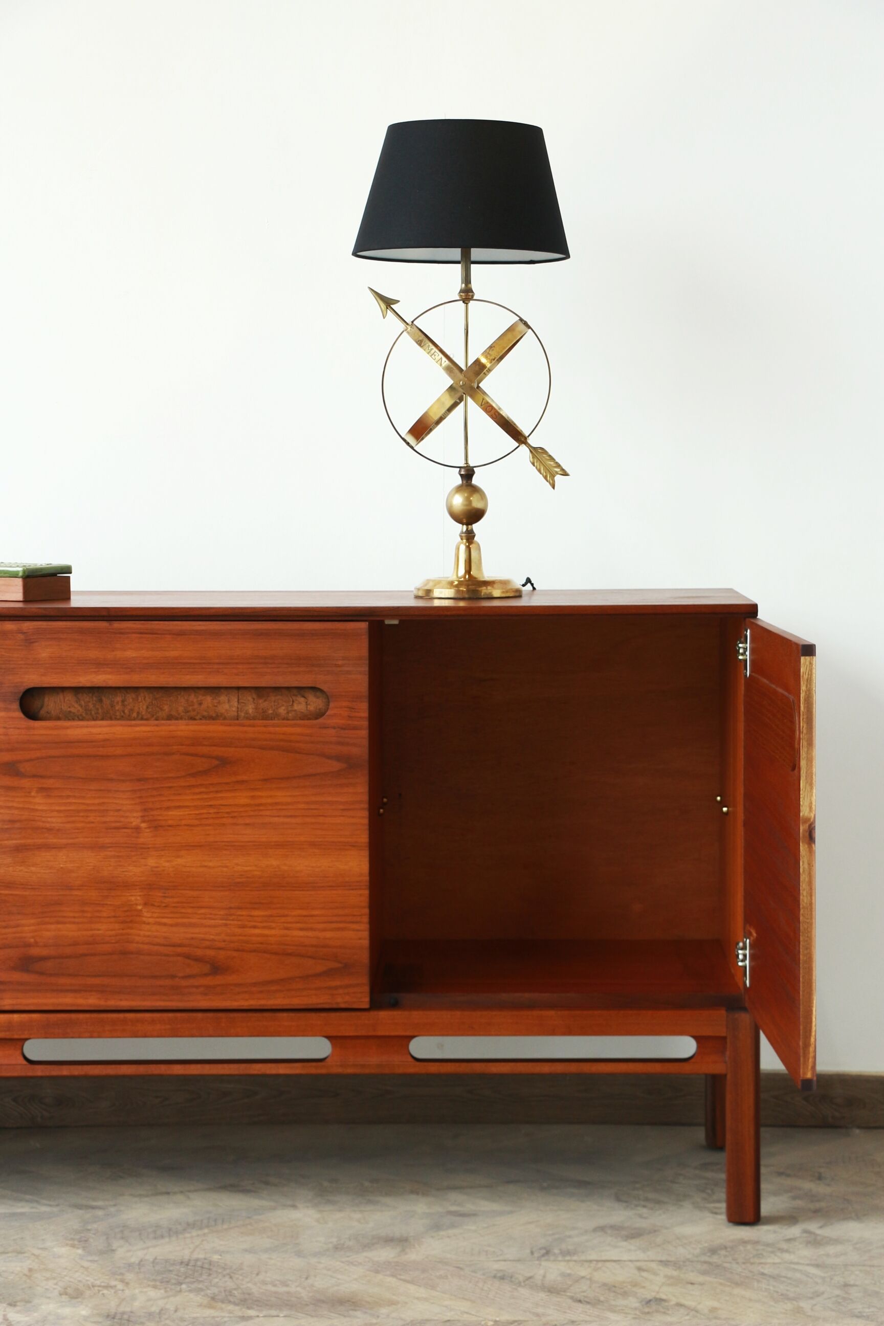 Sideboard teak and walnut 60