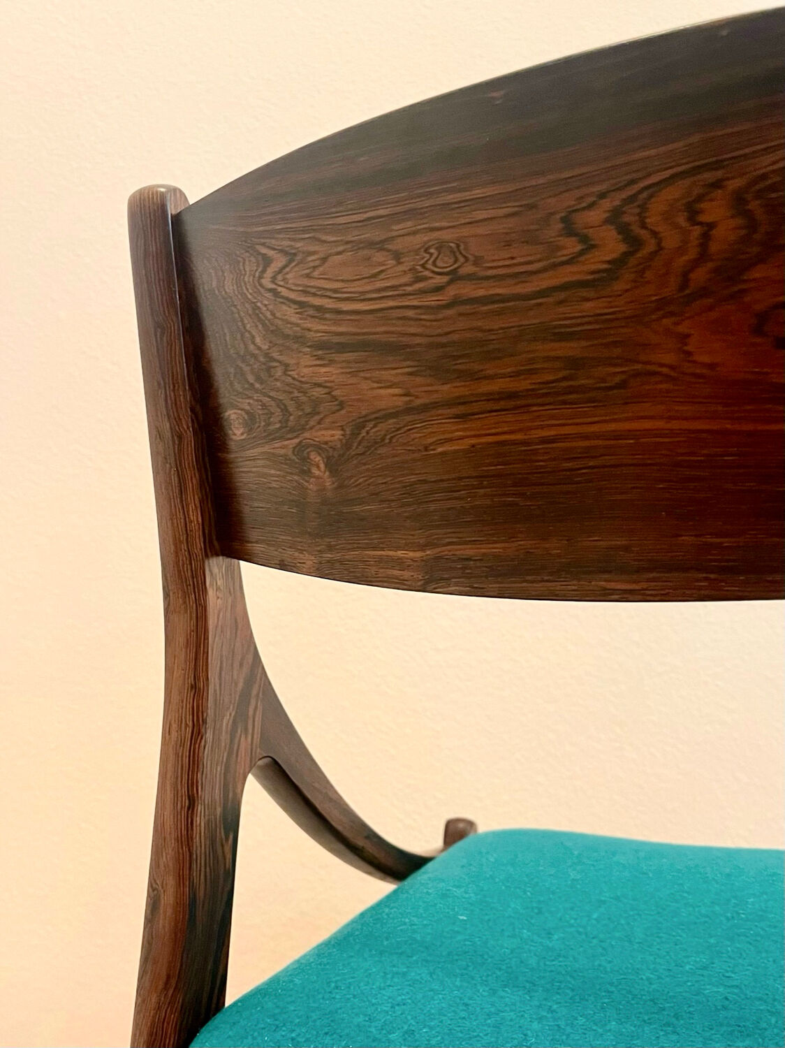 Dining chair in rosewood by Vestervig Eriksen Denmark 1960