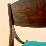 Dining chair in rosewood by Vestervig Eriksen Denmark 1960