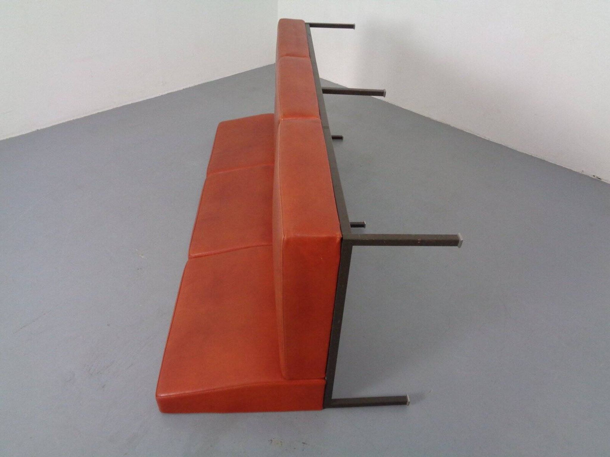 Minimalist 2-Seater and 3-Seater Bench, Germany, 1960s, Set of 2