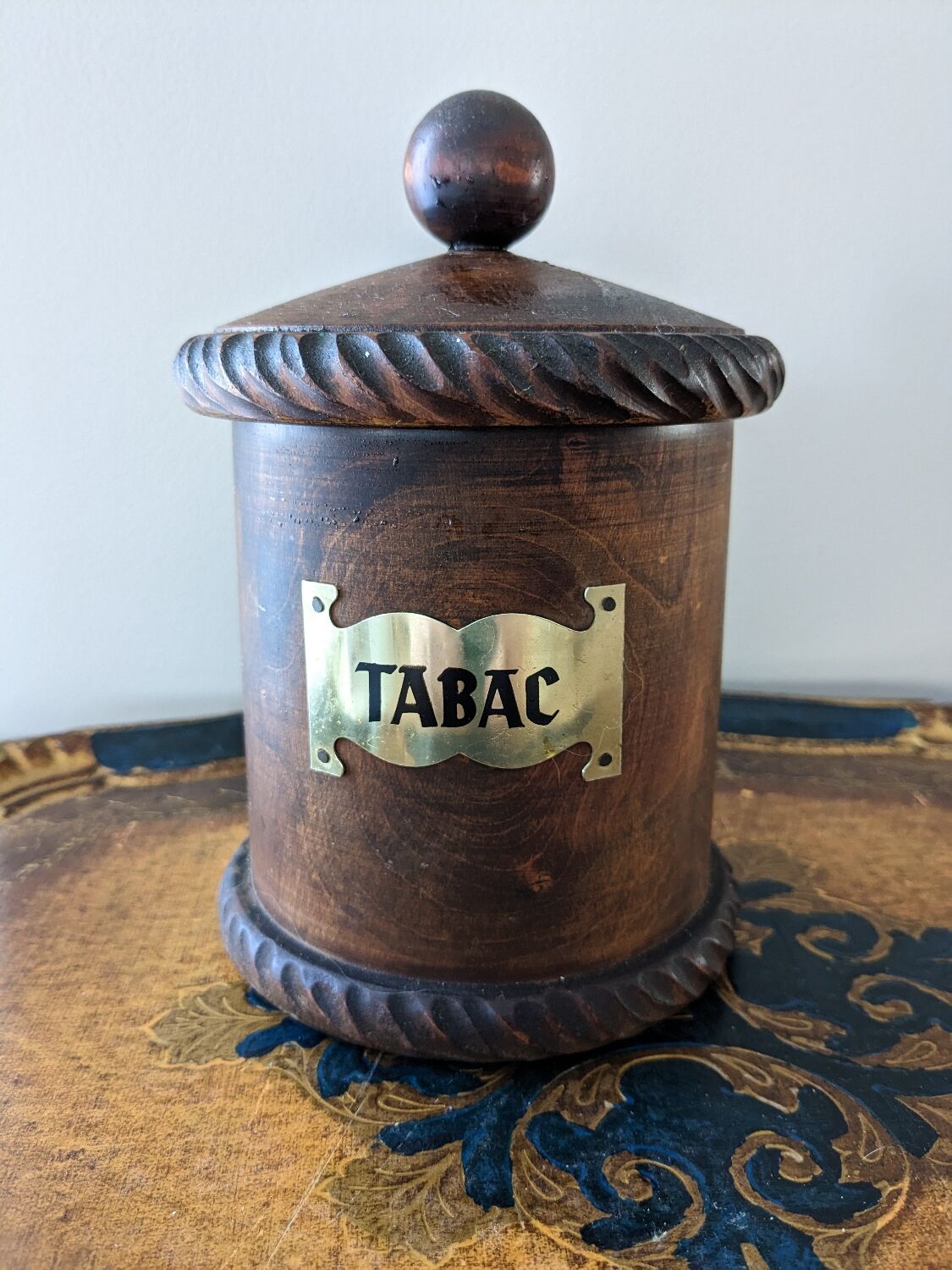Old box in raw wood