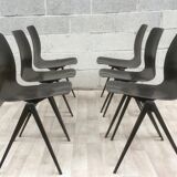 Set of 6 Dutch design and vintage chairs S22