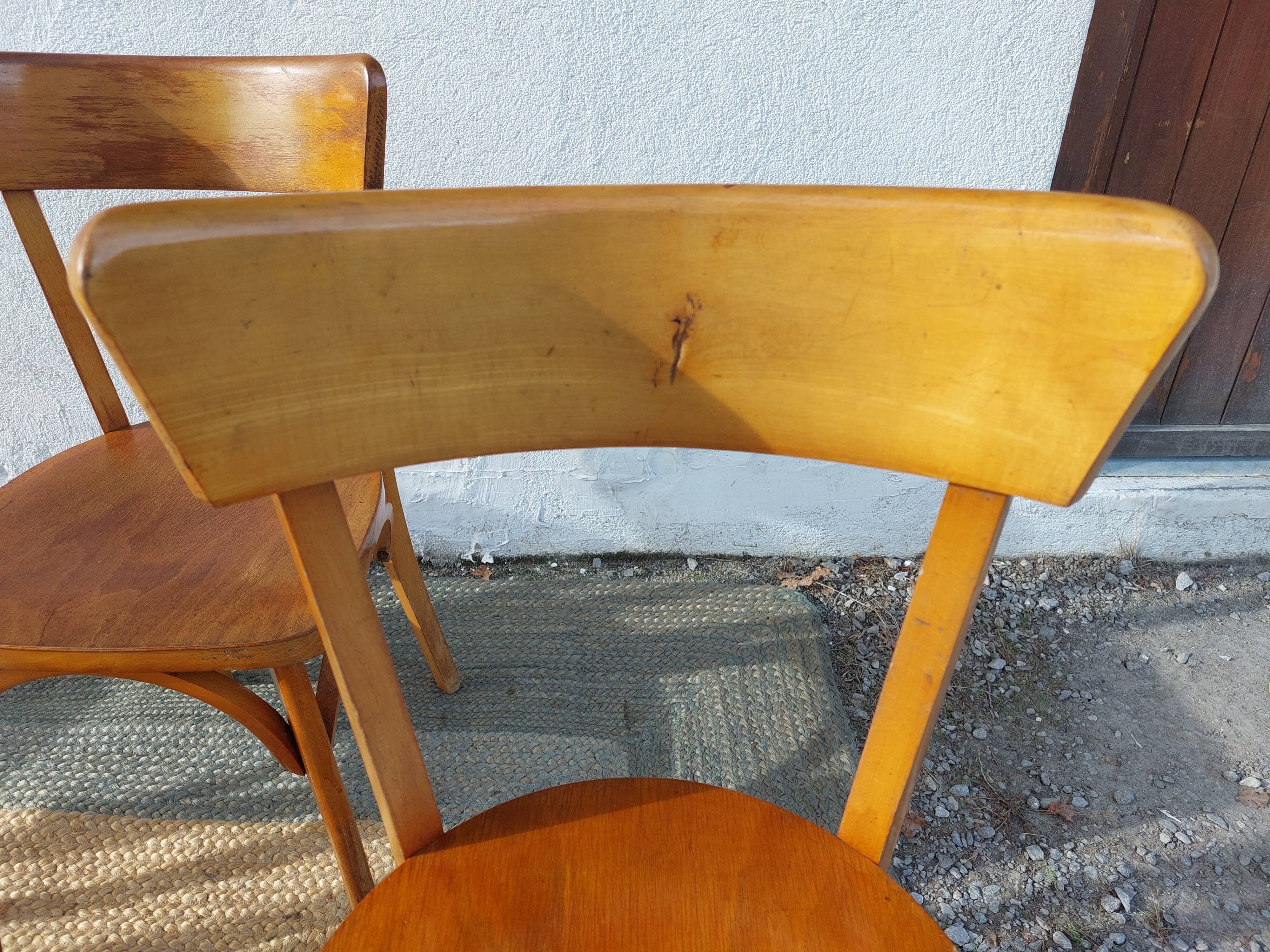 6 chaises bistrot Luterma, vintage