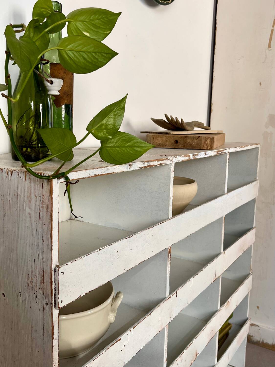 White workshop locker