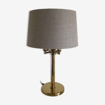 Lampe de table vintage laiton Deknudt