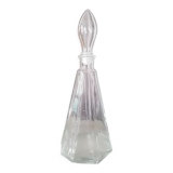 Carafe ancient art decoration glass decoration faceted decoration