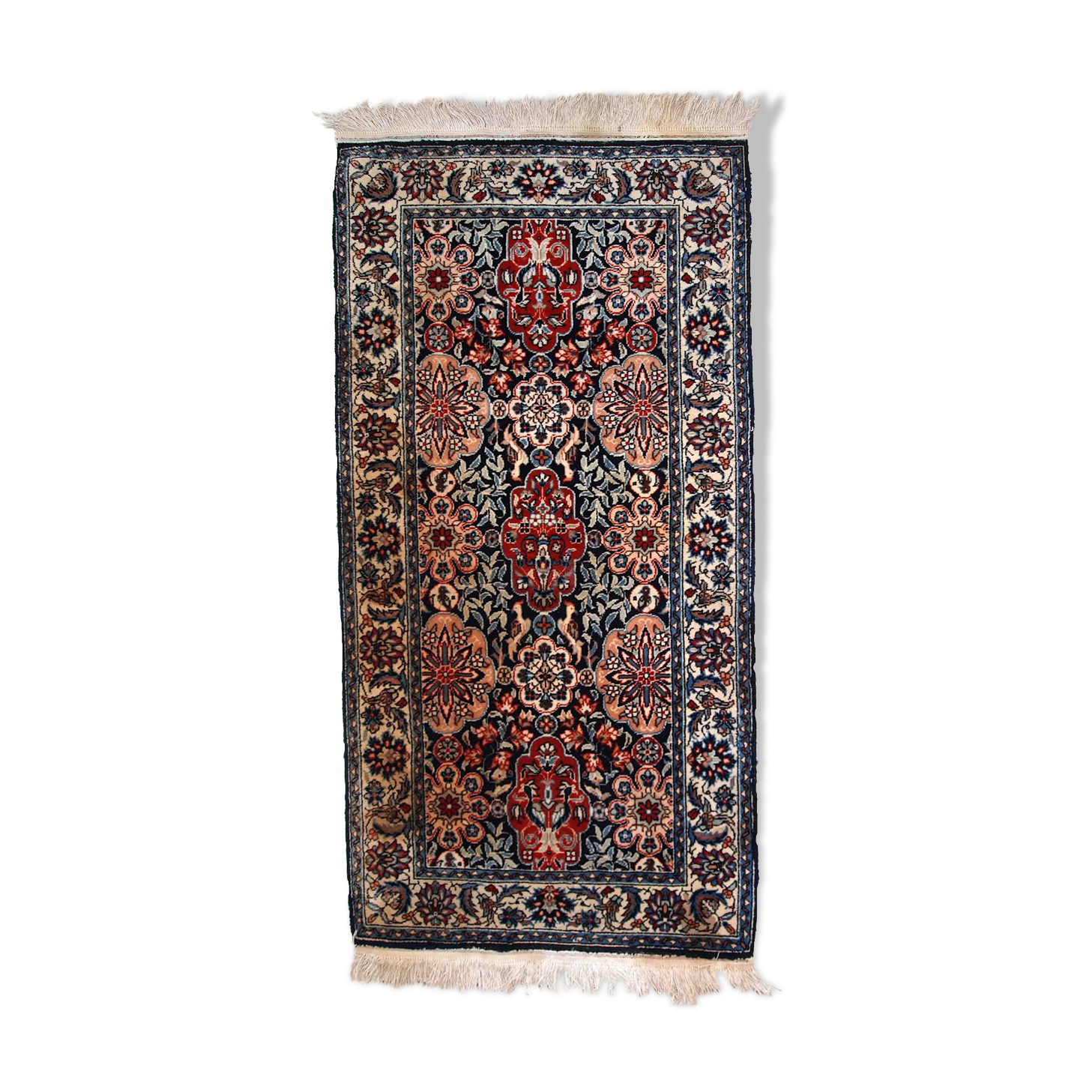 Persian Carpet Tabriz handmade 71cm x 140cm 1950
