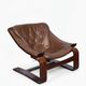Fauteuil lounge scandinave Nelo Kroken mid-century