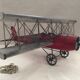 Metal model fighter plane biplane ww1 english french u.s.a.