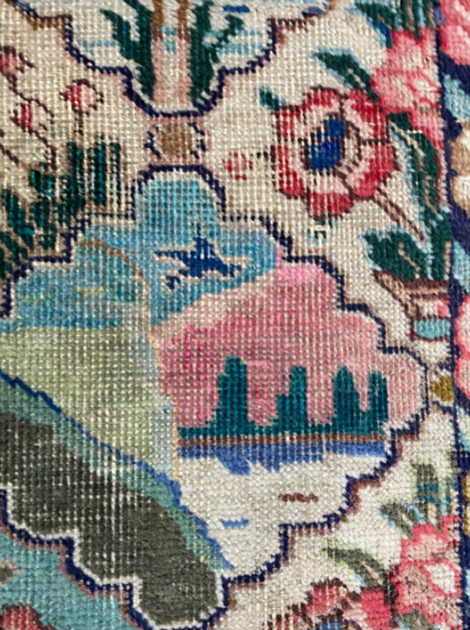 Tapis décoratif vintage Mahal 129x79cm