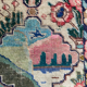 Tapis décoratif vintage Mahal 129x79cm