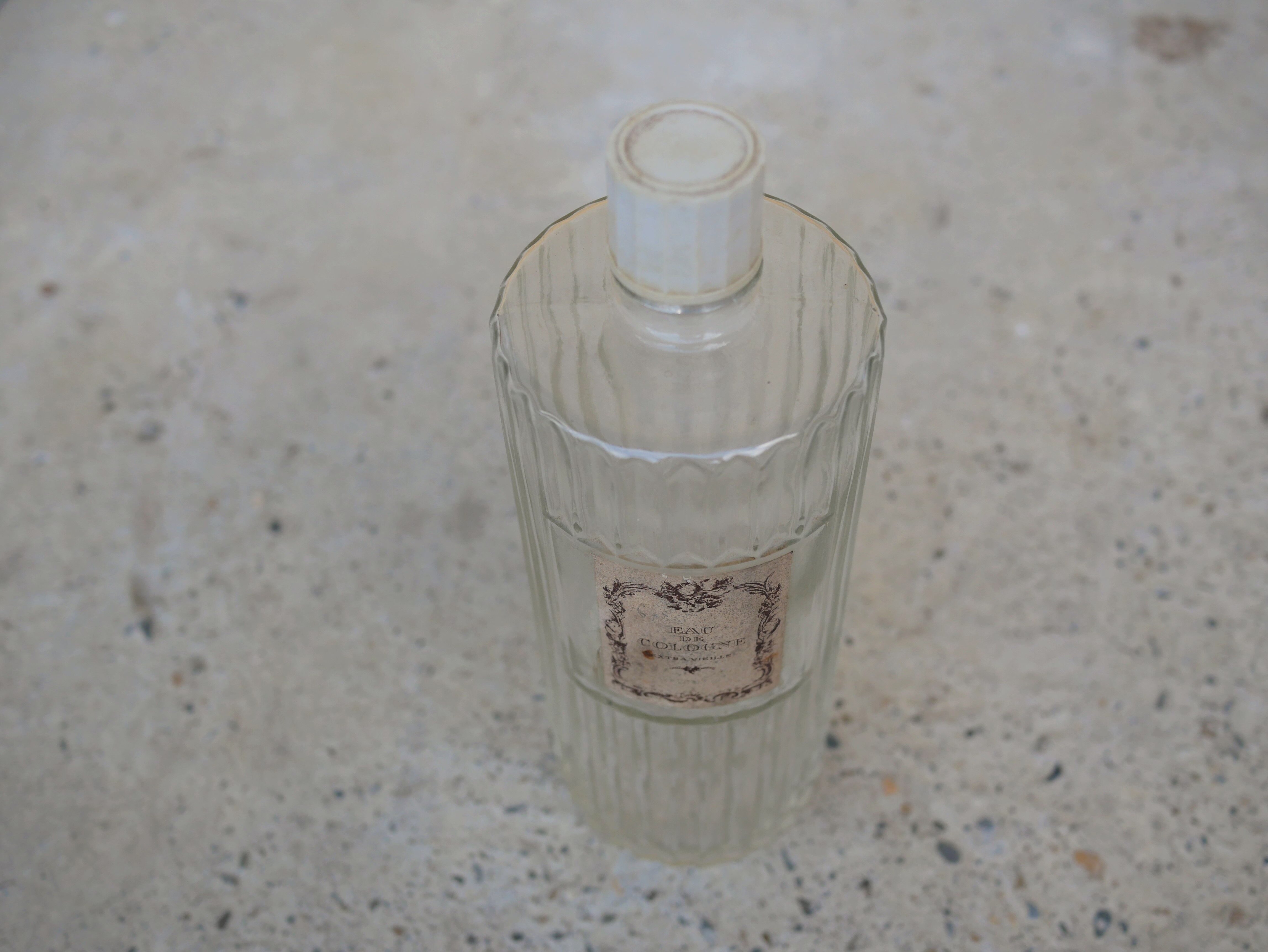 Old vintage cologne bottle
