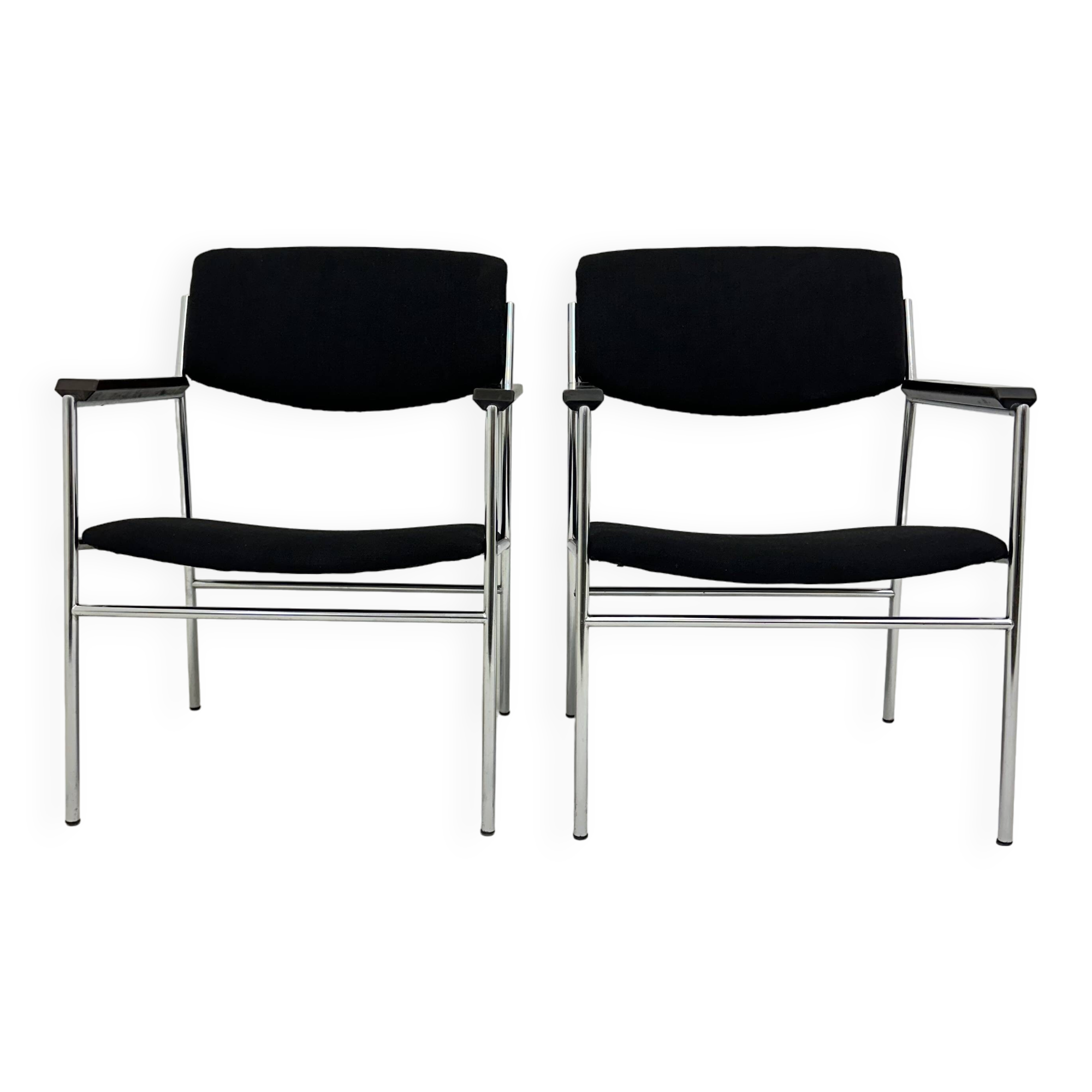 Gijs van der Sluis Minimalist Lounge chair , 1970s