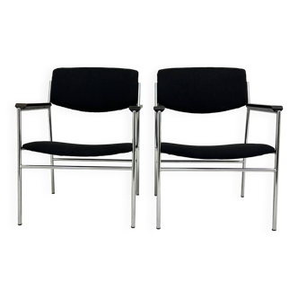 Fauteuil lounge minimaliste Gijs van der Sluis, années 1970