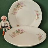 2 mini porcelain bowl plates