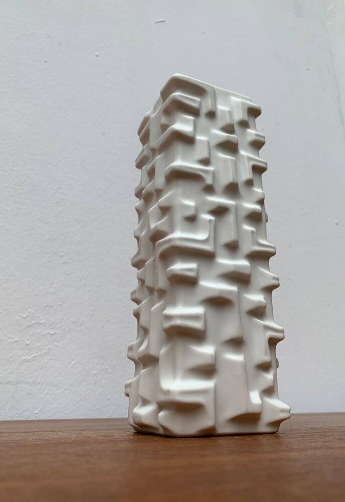 German brutalist vase by Bareuther Waldsassen, 1960s
