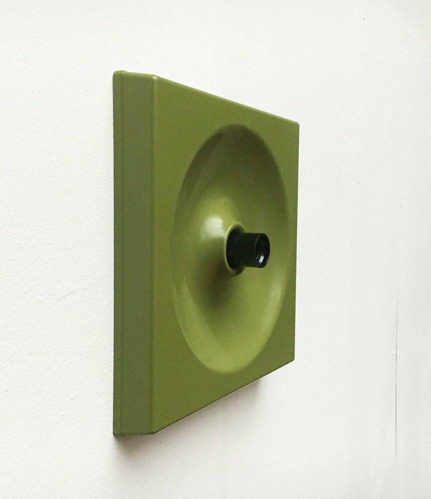 Quadro wall lamps mid-century by Jürgen Lange for Schönbuch, Germany, 1960s, set of 6.