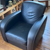 Leather club chair