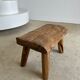 Stool in blond teak