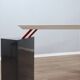 Post-Modern writing desk by Saporiti design Franco Corradini 1980s
