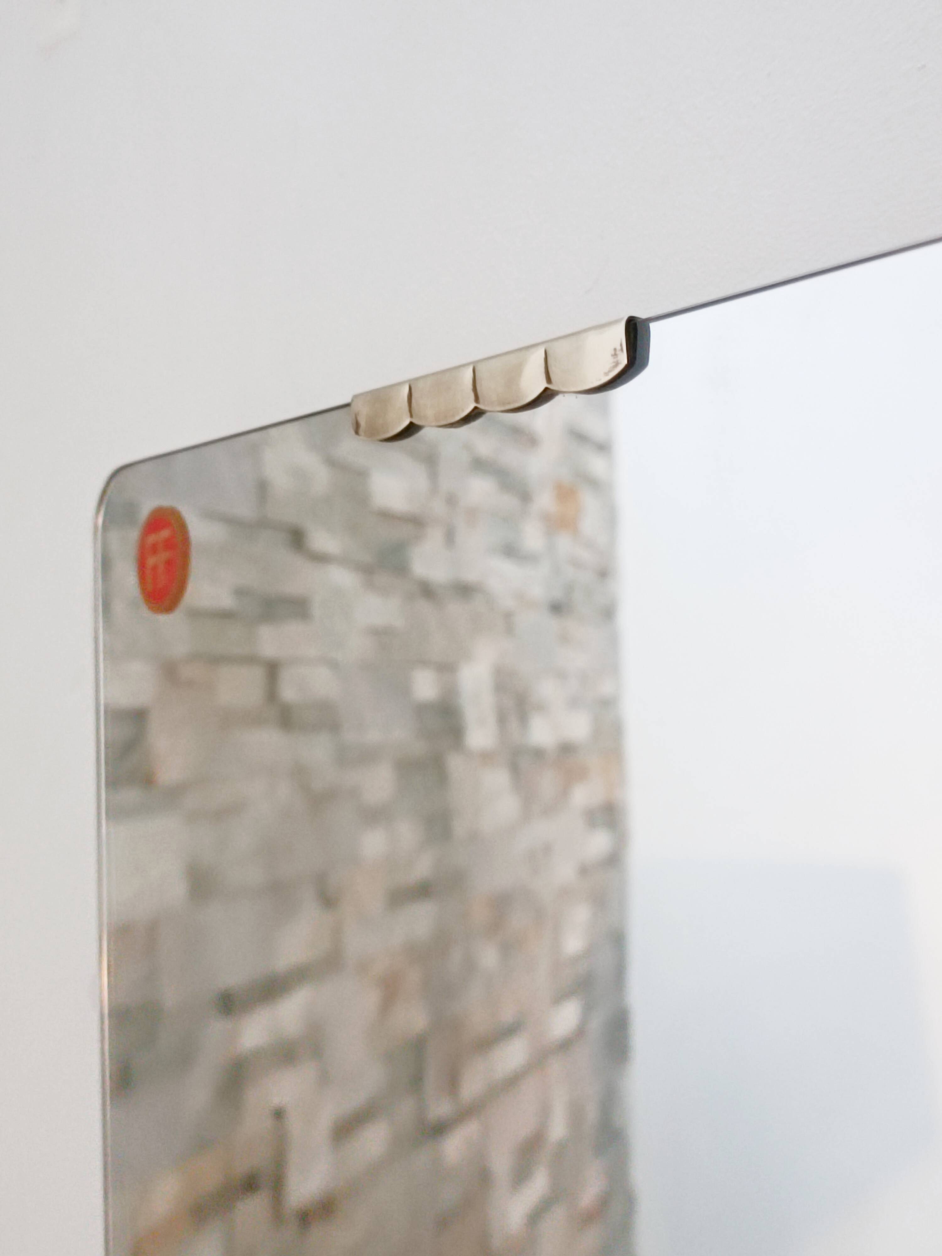 Trapezoidal mirror by Fratelli Fanzago 1960s