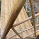Vintage rattan shelf