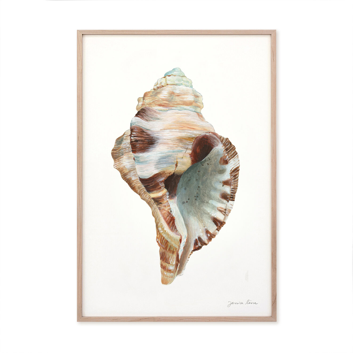 "Abelle", the shell, art print 21/29.7 cm