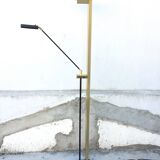 Hallogenous floor lamp with articulated arm