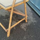 Vintage rattan coffee table