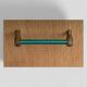 Vintage sideboard with tapered legs, light oak, 1960s.