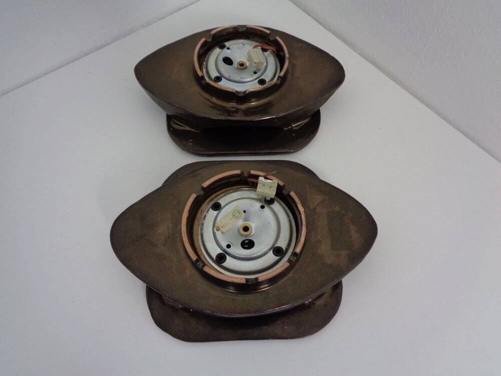 German Pop Art ceramic wall lamps, 1970s, set of 2