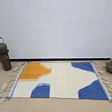 Traditional Moroccan handwoven rug 3x2 m