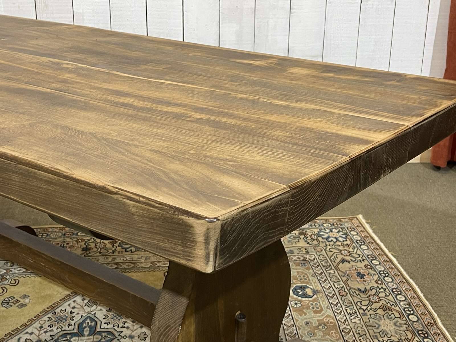 70s elm monastery table