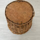 Rattan wastepaper basket 1950.