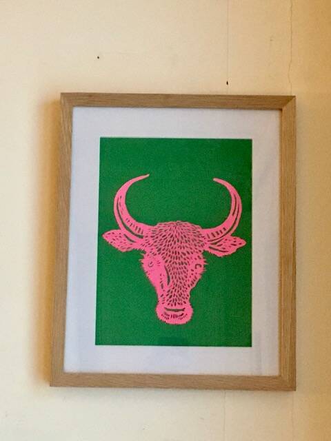 Colour paper artwork the beast