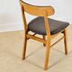 Ensemble de quatre chaises Farstrup danoises en chêne