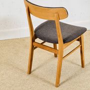 Ensemble de quatre chaises Farstrup danoises en chêne
