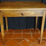Bureau en bois naturel de chêne 85 x 58 cm
