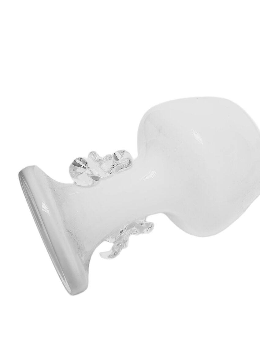 Vintage Polish glass vase from HSG Tarnowiec, 1970s