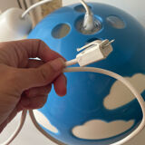 Blue cloud suspension Ikea model Skojig