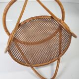Set de 3 chaises + table en bambou par Alan Fuchs pour Uluv, 60s