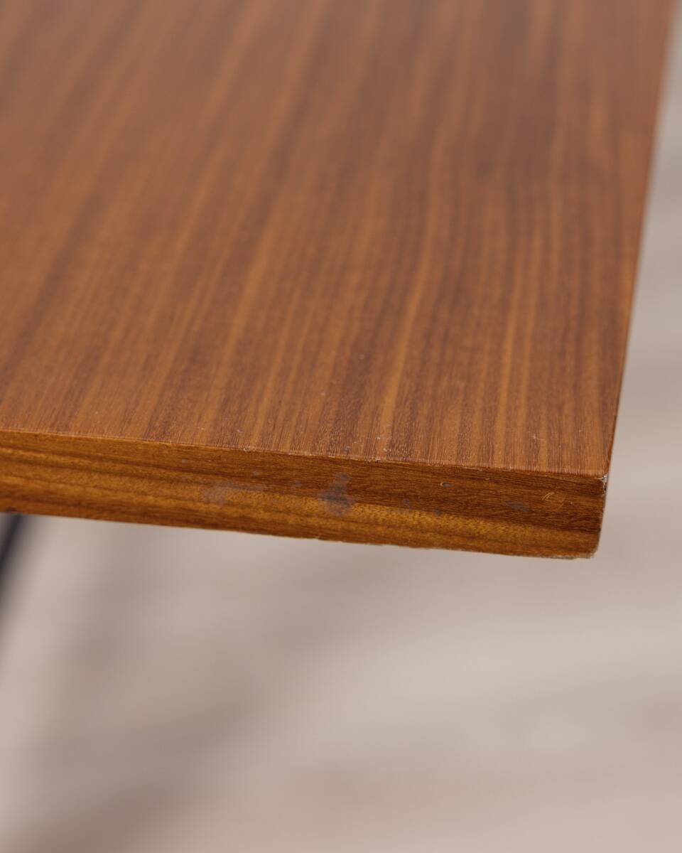 Vintage wooden table from the 1960s designed by Carlo Ratti for Lissoni.