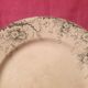 Pair of large round dishes Boulenger Choisy le Roi Derby Terre de fer