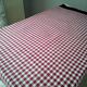 Vintage cotton bistro tablecloth 1.14 x 1.45 m