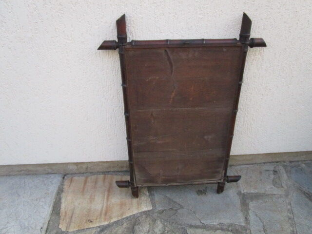 Ancient bamboo mirror 58x37cm