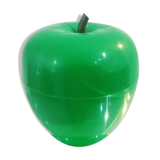 Green ice cube apple